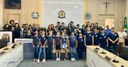Alunos do Costa Sena visitam Câmara Municipal
